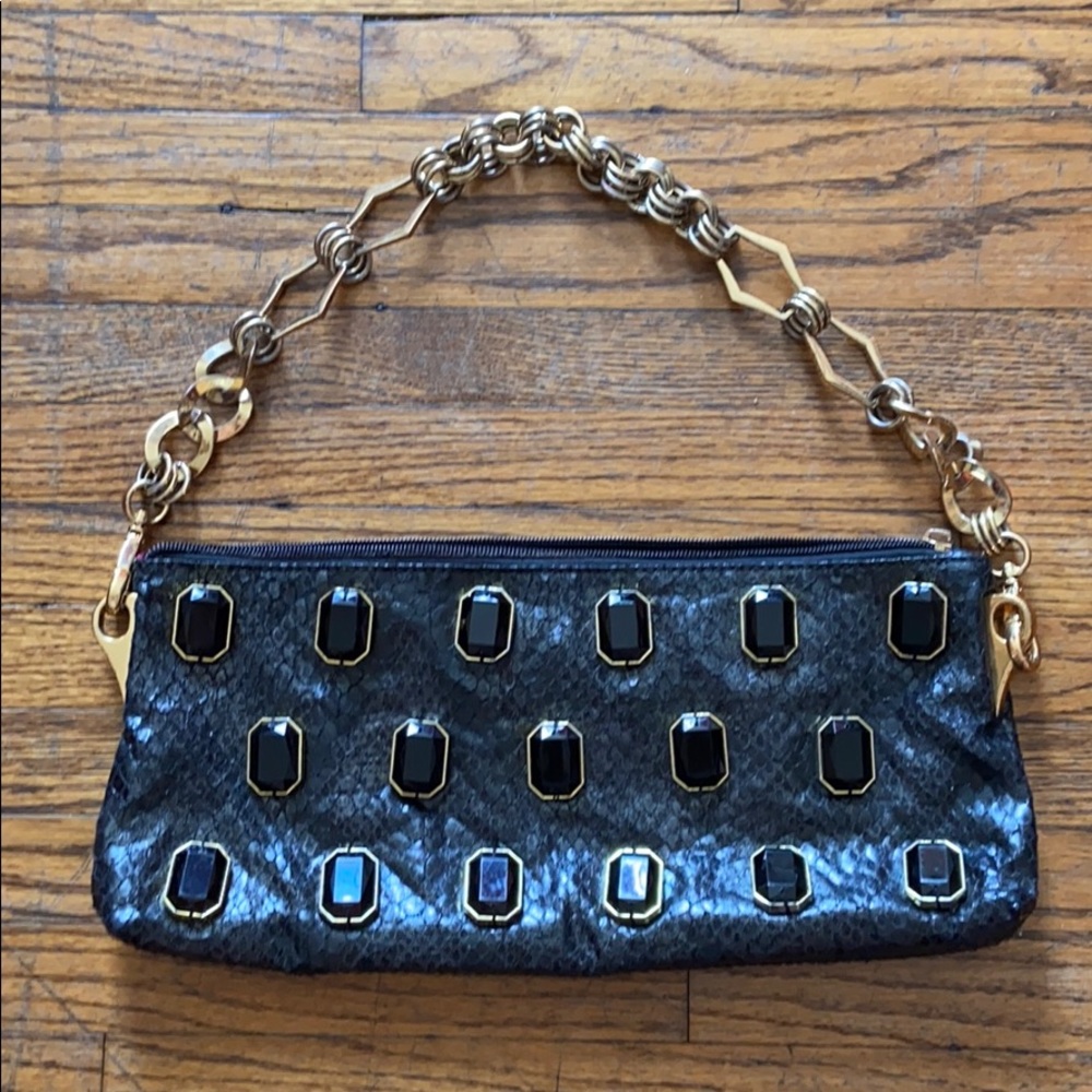 Black embellished Purse